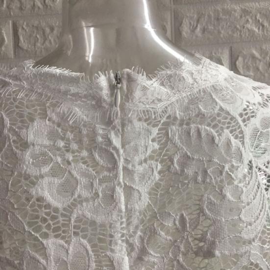 Women Jumpsuit Solid Color Hidden Zipper Slim Fit See-through Lace Summer Romper Party Clothes