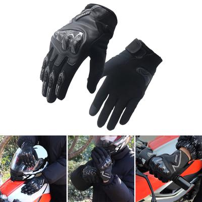 Fashion Men Driving Keep Warm Point Finger Windproof Winter Sport Screen Gloves Waterproof Motorbike Cycling Full Finger