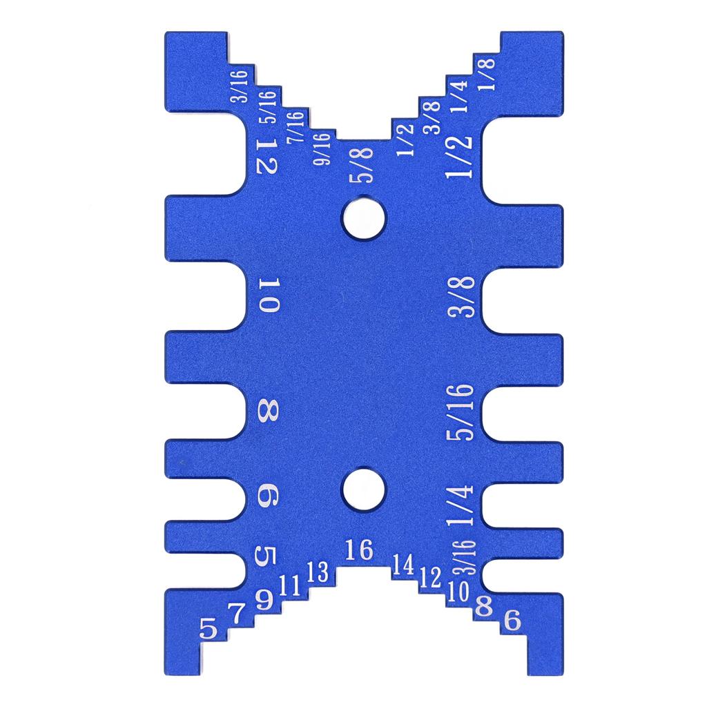 Dovetail Jig Tenon Caliper Aluminum Scale Card Measuring Woodworking Tool