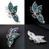 Abalone Shell Butterfly With Alloy Material For Ladies Wedding Formal Dress Accessories
