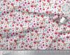 Soimoi Japan Crepe Satin Fabric Berries,Leaves & Floral Artistic Print Fabric by the Metre 42 Inch