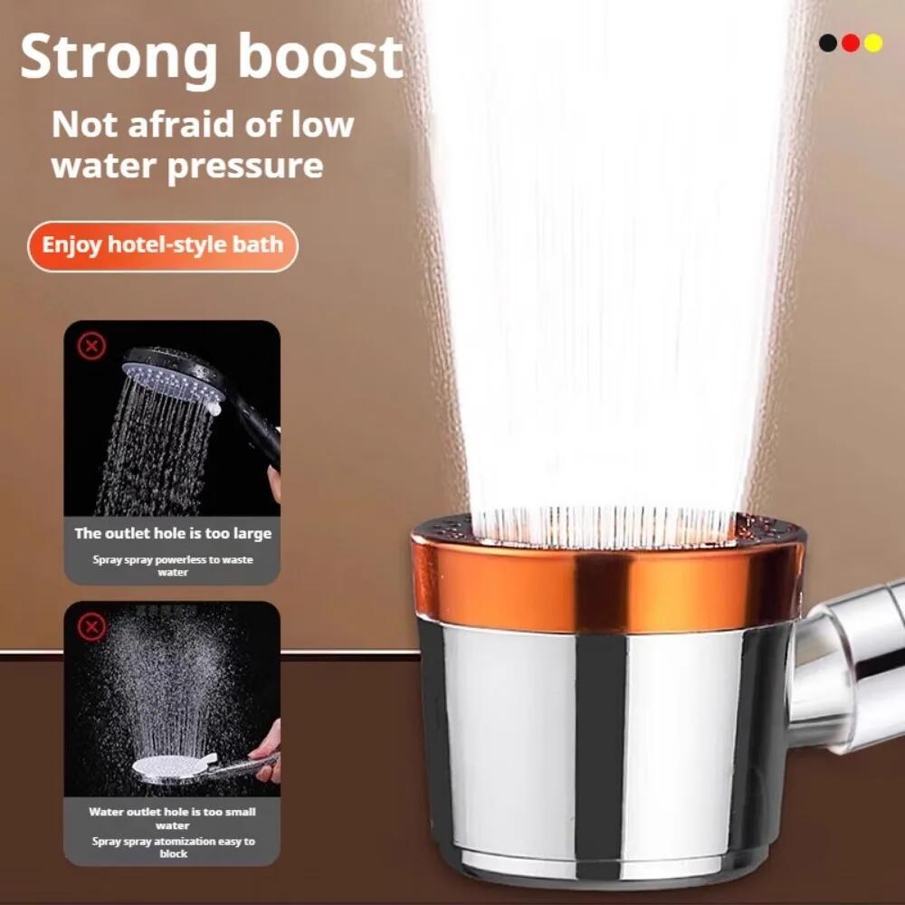 Soffione Doccia ad Alta Pressione a 5 Modalità Risparmio Idrico Filtro Portatile Manuale con Elementi Filtranti Arresto a un Pulsante Set di Accessori per Bagno