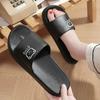 Home comfort summer slippers women and men go out home soft-soled dormitory dormitory non-slip thick-soled bathroom simple slippers women