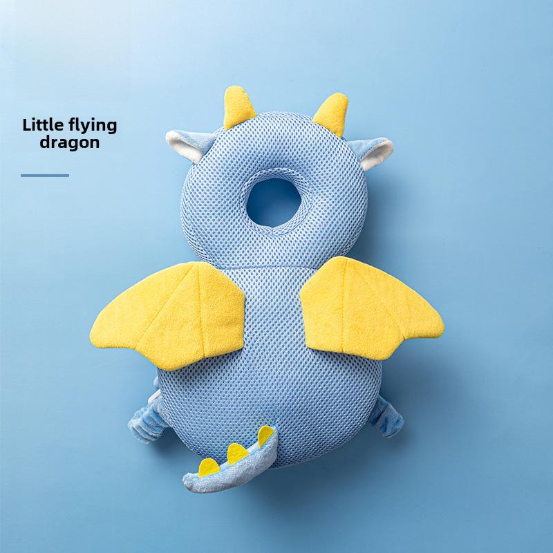 

Подушка для защиты головы от падения - дышащая, с дизайном в виде бабочки для малышей, которые учатся ходить Mesh Model-Little Dragon