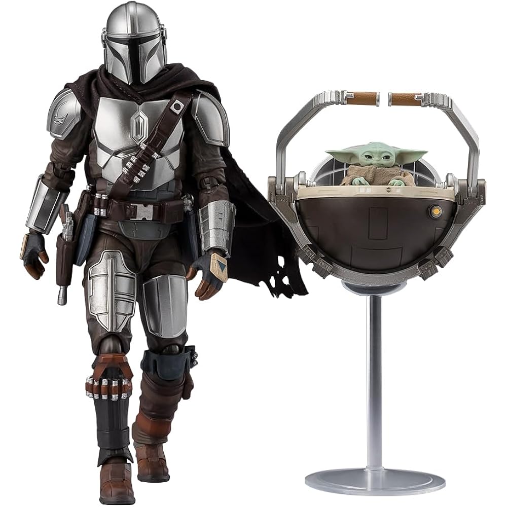 TAMASHII NATIONS S.H. Figuarts Star Wars: The Mandalorian and Grogu (STAR WARS: The Mandalorian A...