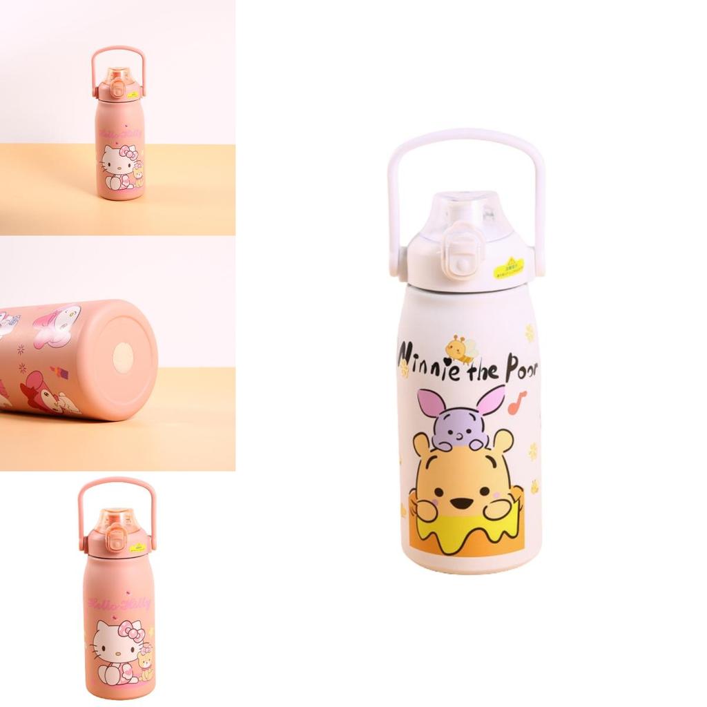 Cartoon Sanrio Insulated Thermos With Large Capacity Purple Cool Rice Color No)