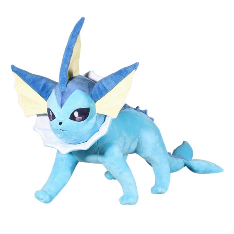 Japan Cartoon  60cm Vaporeon High Quality Soft Stuffed Animal Doll Plush Toys Birthday Present For Child