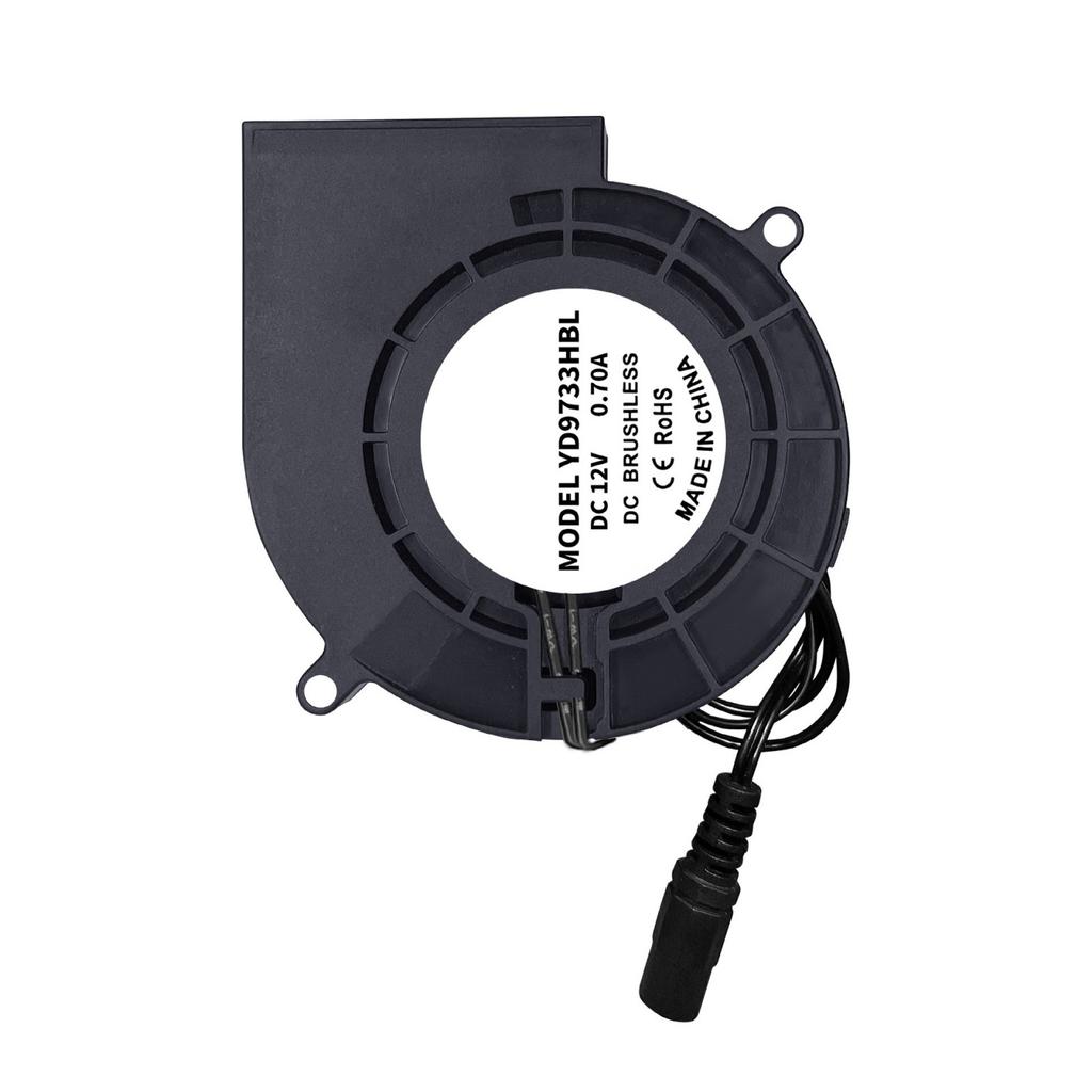 97mm 12V Centrifugal Blower Fan Ball Bearing for Electronics Cooling and Ventilation Outdoor Electric BBQ Blower Fan