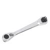 130mm Mini Double Headed Ratchet Wrench Chrome Vanadium Steel 1 4 Inch Drive 72 Tooth Reversible Ratchet Wrench for