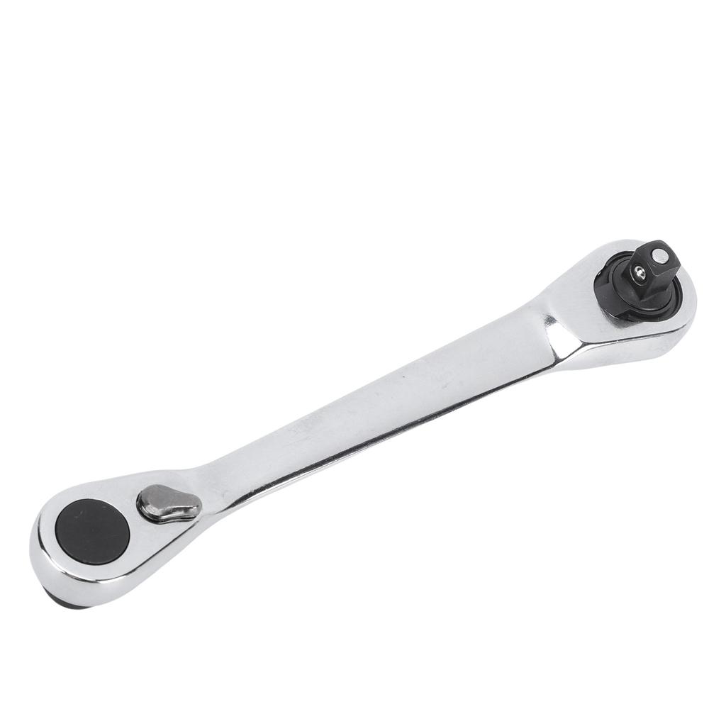 130mm Mini Double Headed Ratchet Wrench Chrome Vanadium Steel 1 4 Inch Drive 72 Tooth Reversible Ratchet Wrench for