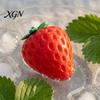 Office Desk Toy Strawberry Grape Stress Relief Toy, Realistic Fruit Squeeze Sensory Shaped Fidget Anxiety Relieving for Kids Adults
