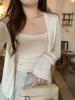 Women's Lightweight Korean-Style Knit Cardigan - Sun Protection, Long Sleeve, Versatile Shawl for Summer, Spring, and Autumn.