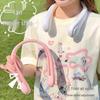 Lightweight Portable Neck Fan: 3-Speed Adjustable, Rechargeable, Ideal for Students, Office & Travel
