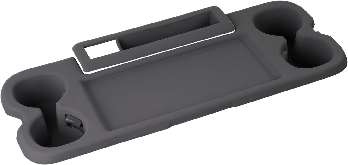 

TELLIKA Rubber Table Mat with Drink Holder Cover for New Large Foldable Side Table Panel Rear Center Table Cup Holder and Dustproof Second-Row