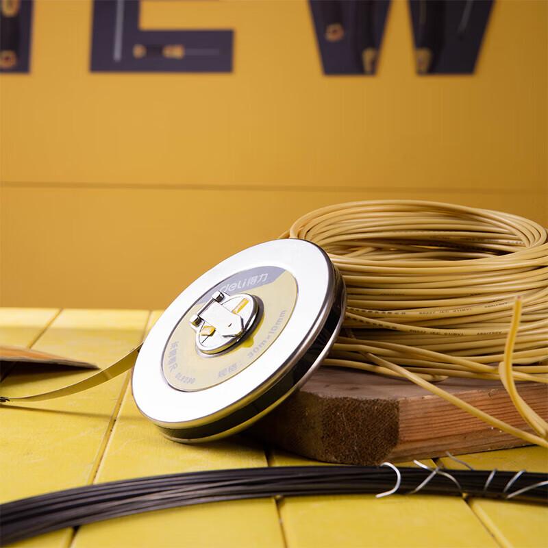 Deli 30m x 10mm Retractable Steel Tape Measure