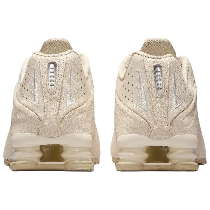 Nike Shox R4 Natural Metallic Silver Men Sneakers Cream IO4544-100