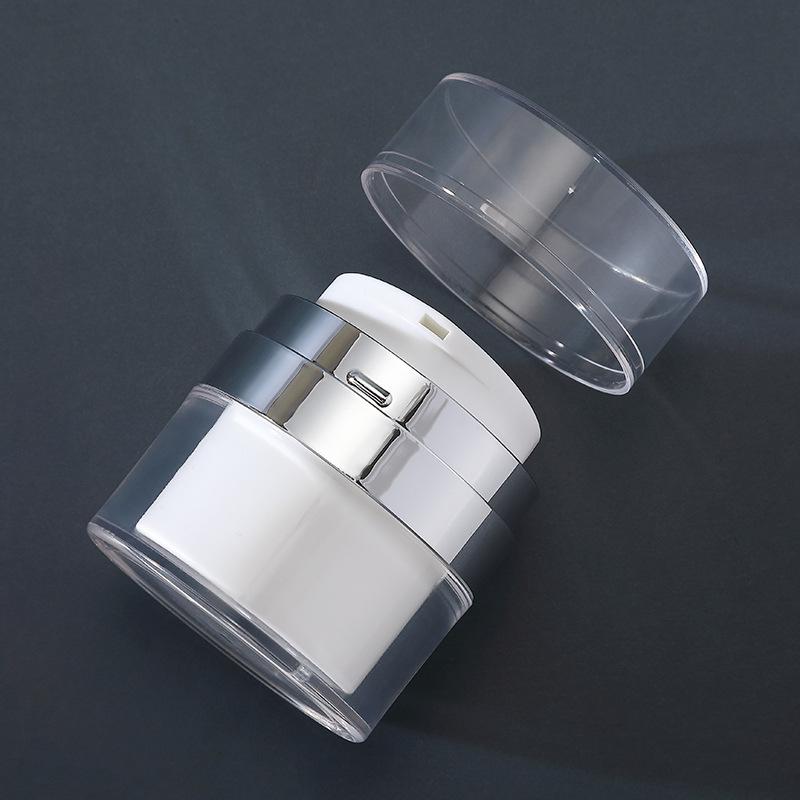 Double-Layer Vacuum Cream Bottle, 15ml/30ml/50ml - Face Cream/Lotion Dispenser