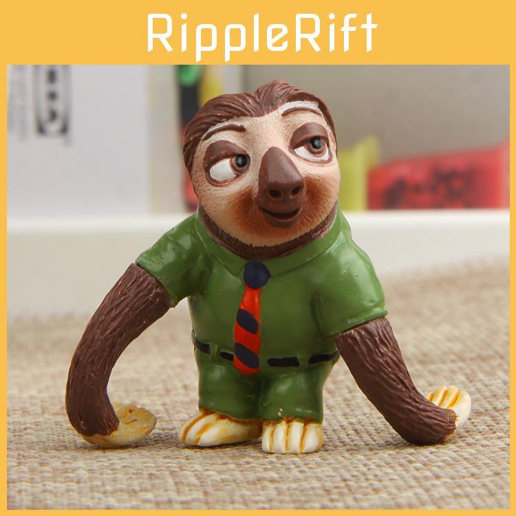 Cute Cartoon Raymond Pers Sloth Mini Model Ornament For Landscape Doll Decor