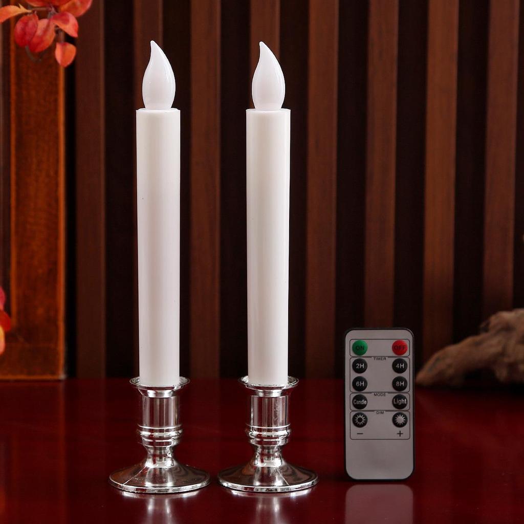 LED Flameless Long Pole Candle Light for Church, Wedding, Venue Decor