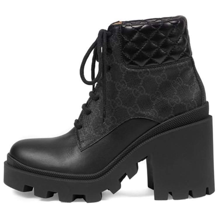 Gucci Wmns Gg Ankle Boot `Black