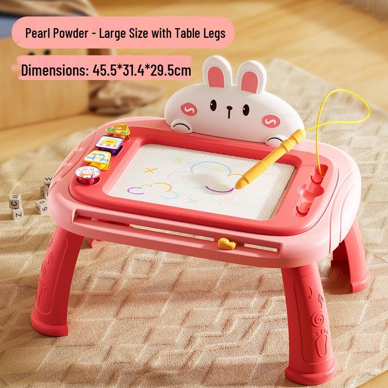 Large Magnetic Children's Drawing Board - Colorful, Erasable Doodle Table for Home