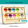 Magnetic Bead Number Color  Maze Toy For Children Puzzle Game Preschool Educational Cognitive Toy Early Learning Montessori Toy