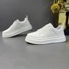 Men's shoes 2026 new summer fashion sports thick baseplate shoes versatile breathable men's leather casual men