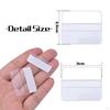 100x Earring Card Adapter Jewelry Display Clear Adhesive Lip for Necklace