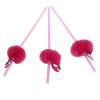 50pcs Flamingo Paper Straws Disposable Drinking Suckers Tubularis For Bar Club Diy Drink (rose Red)