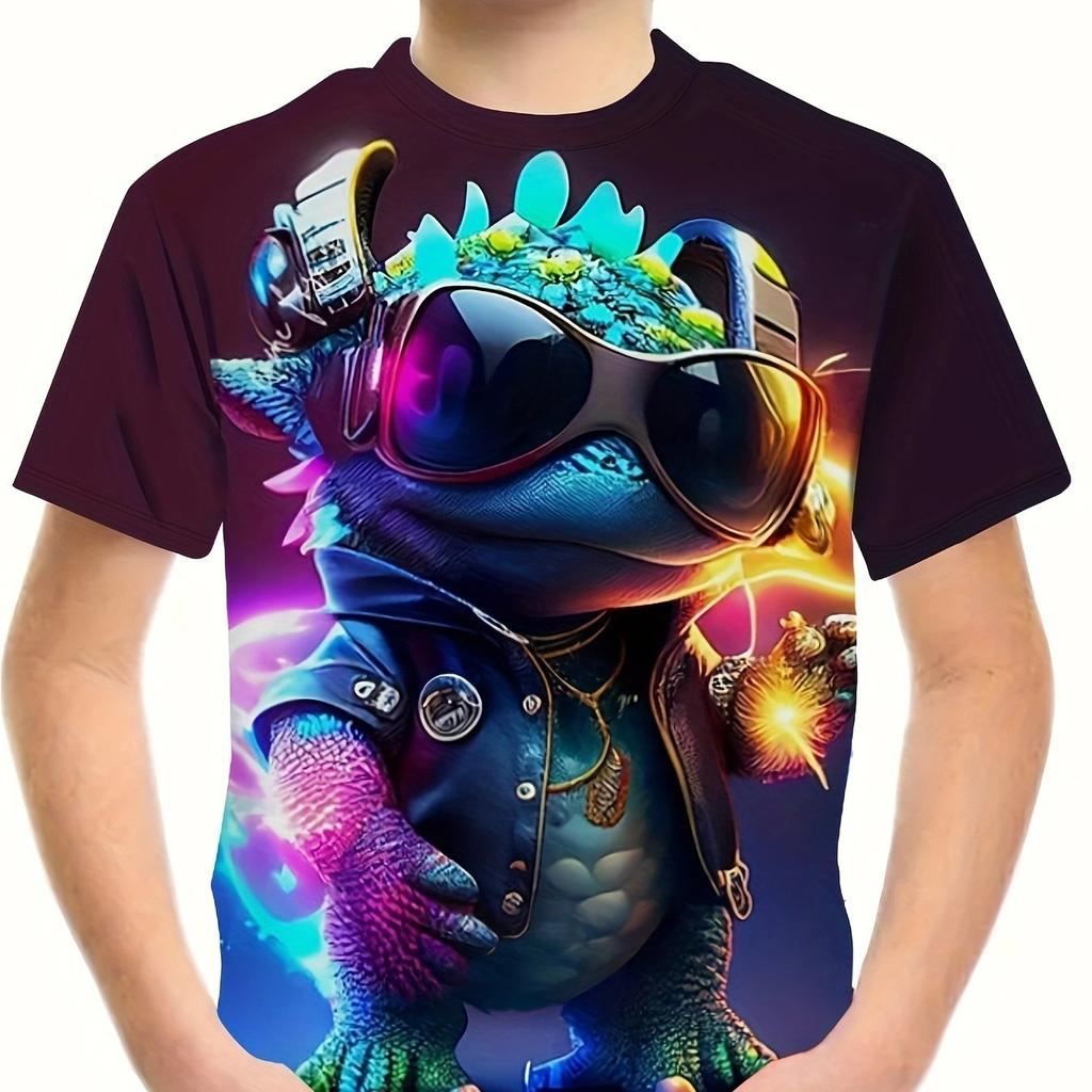 Children's Clothing Clothes For Boy Short Sleeve Boy Child Tee Shirt Kids Clothes 3D Print Fashion O-Neck Girls Summer Clothes