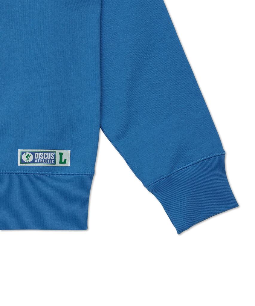 DISCUS ATHLETIC Heavyweight Regular Fit Blank Sweatshirt Blue