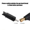 1/4 Quick Connector Car Washing Nozzle Adjustable Spray Nozzle for High Pressure Washer 3000 PSI Water Jet Cleaner Lance Tools