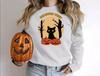 Men's Halloween Pumpkin Witch Sweatshirt Pullover Hoodie