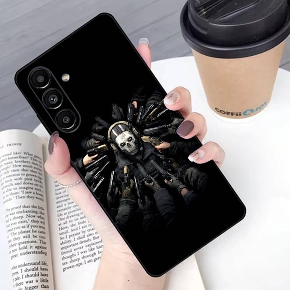 COD Call Of Duty Ghosts Phone Case For Samsung S 25,24,23,22,30,21,10,9,Ultra,Plus,Lite,FE,4G,5G Black Soft Case