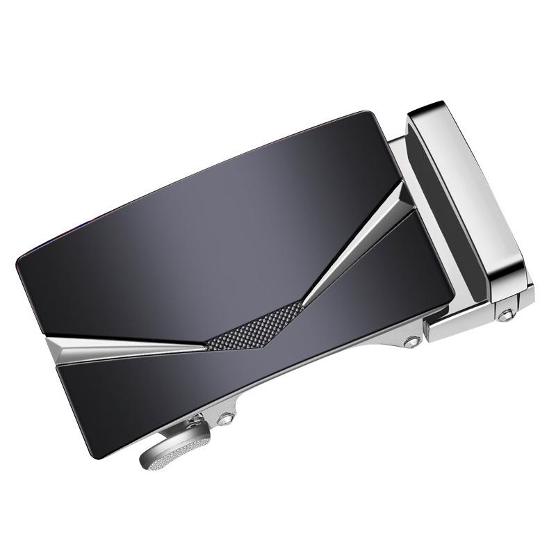 

Мужской кожаный ремень с автоматической пряжкой «Сглаз» - Деловой повседневный тренд 120 cm