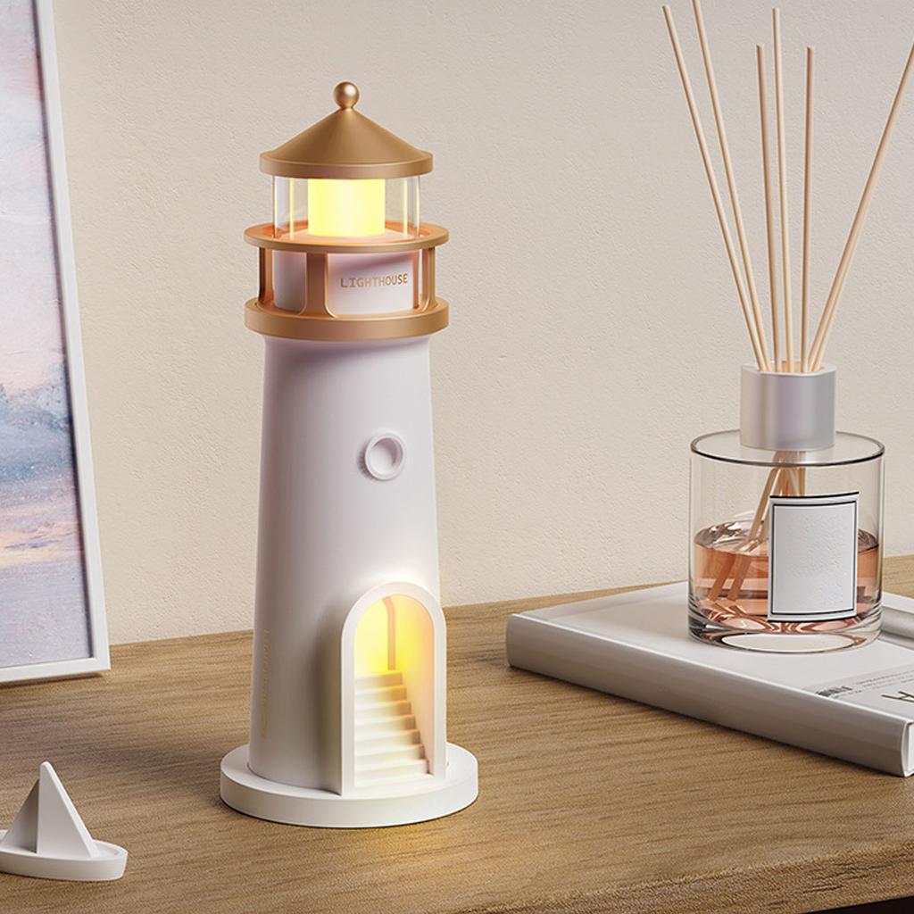 Lighthouse Night Lamp Multifunctional Exquisite Decorative Moonlight Lighthouse Night Light for Bedroom