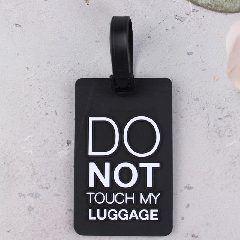 Creative Soft PVC Cartoon Airplane Luggage Tag – Anti-Lost Suitcase Hanger