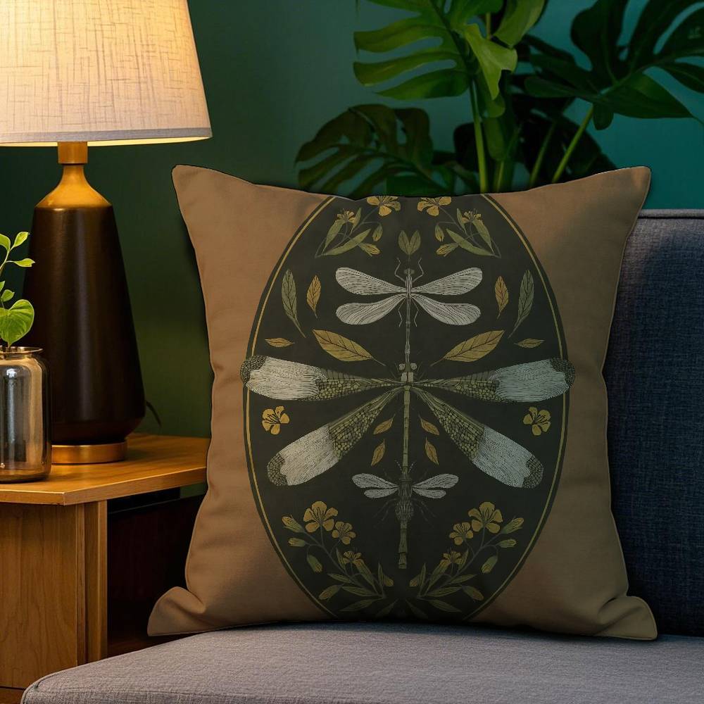 

Classic Vintage Vase Pillow Case Plush Fabric Soft Double Sided Print Sofa Cushion Cover Throw Pillow Covers 12x12Inch