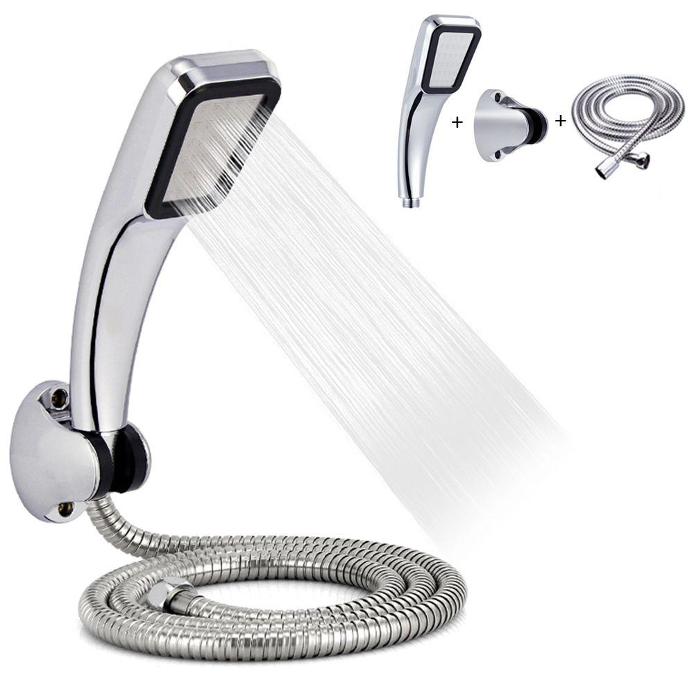 

Держатель для душа с 300 отверстиями из АБС-пластика, экономия дождевой воды, шланг для душа, набор насадок для душа, портативный