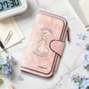 Vintage Anchor Print Wallet Multi Card Organizer Fashion Casual Long Purse