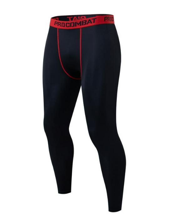 Men's Quick-Dry Elastic Sports Tights for Running, Training, and Fitness - Long & Short Options