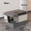 Extra Large Enclosed Cat Litter Box - Anti-Splash, Corridor Design, Deodorizing Kitten Sandbox