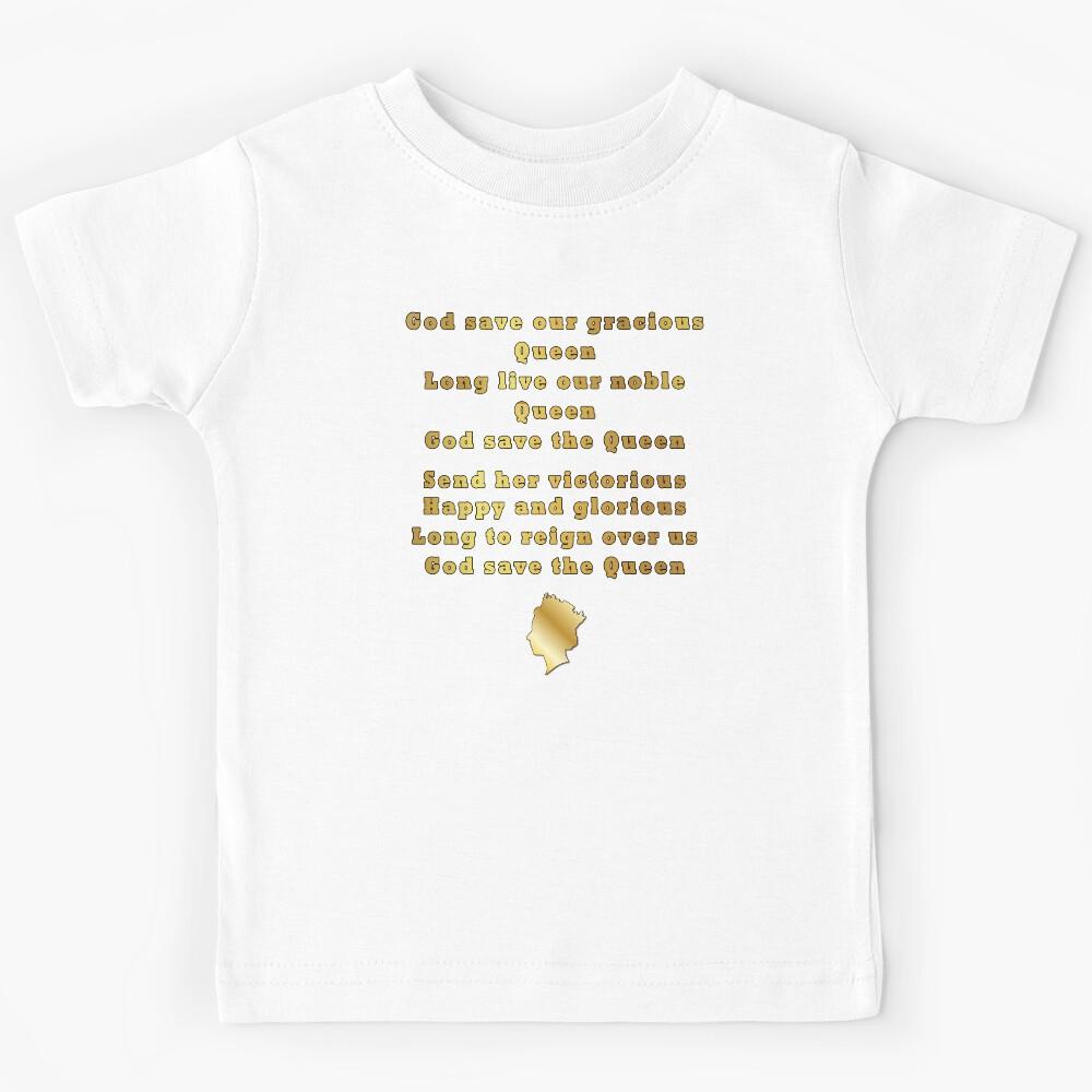 God Save The Queen Kids T-Shirt 120
