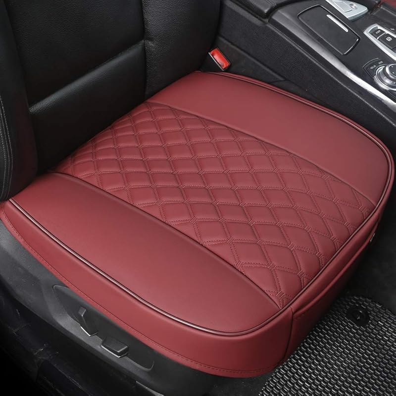 Black Panther Luxury Faux Leather Car Seat Cover Front Bottom Seat Cushion Cover, Anti-Slip And Wrap Around The Bottom, Fits 95% Of Vehicles - 1