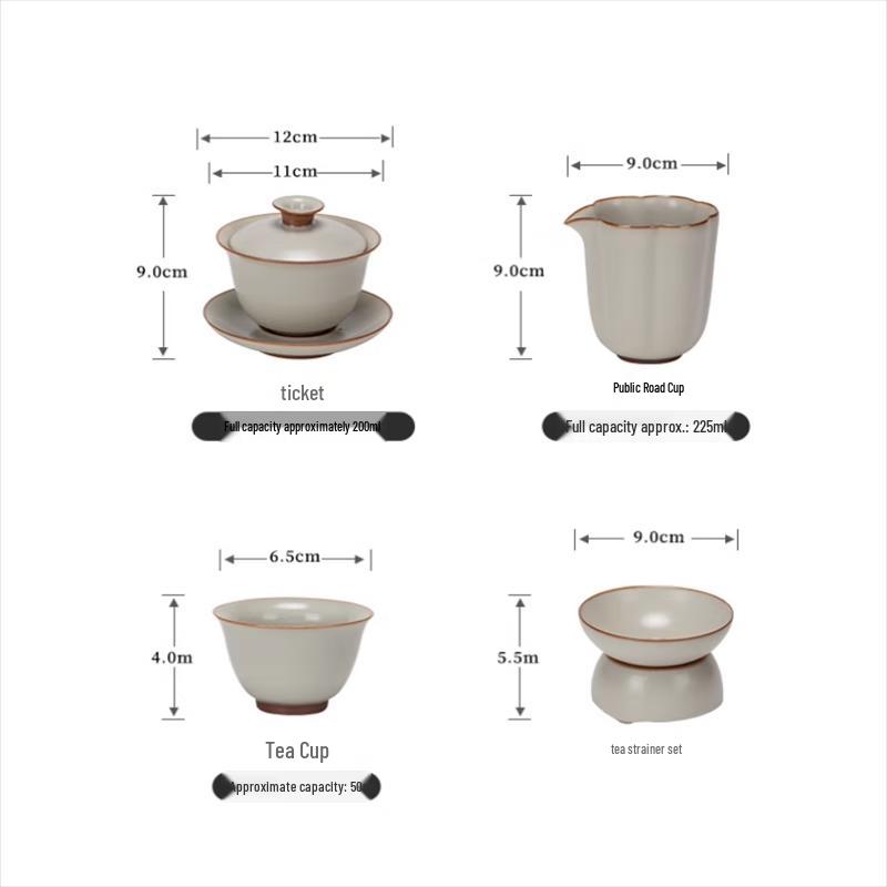 Taozhi Luxury Ceramic Tea Set