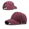 Solid Simple Color Women Casual Sun Shading Cotton Baseball Cap Outdoor For