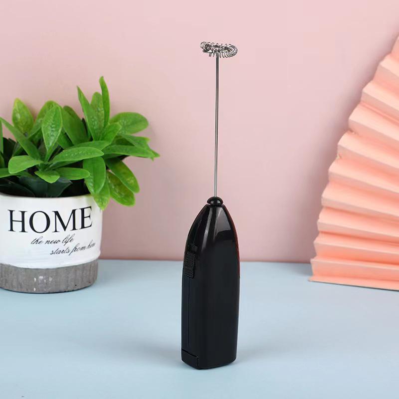 Handheld Electric Egg Beater & Mixer - Mini Cream Whipper for Baking чёрный