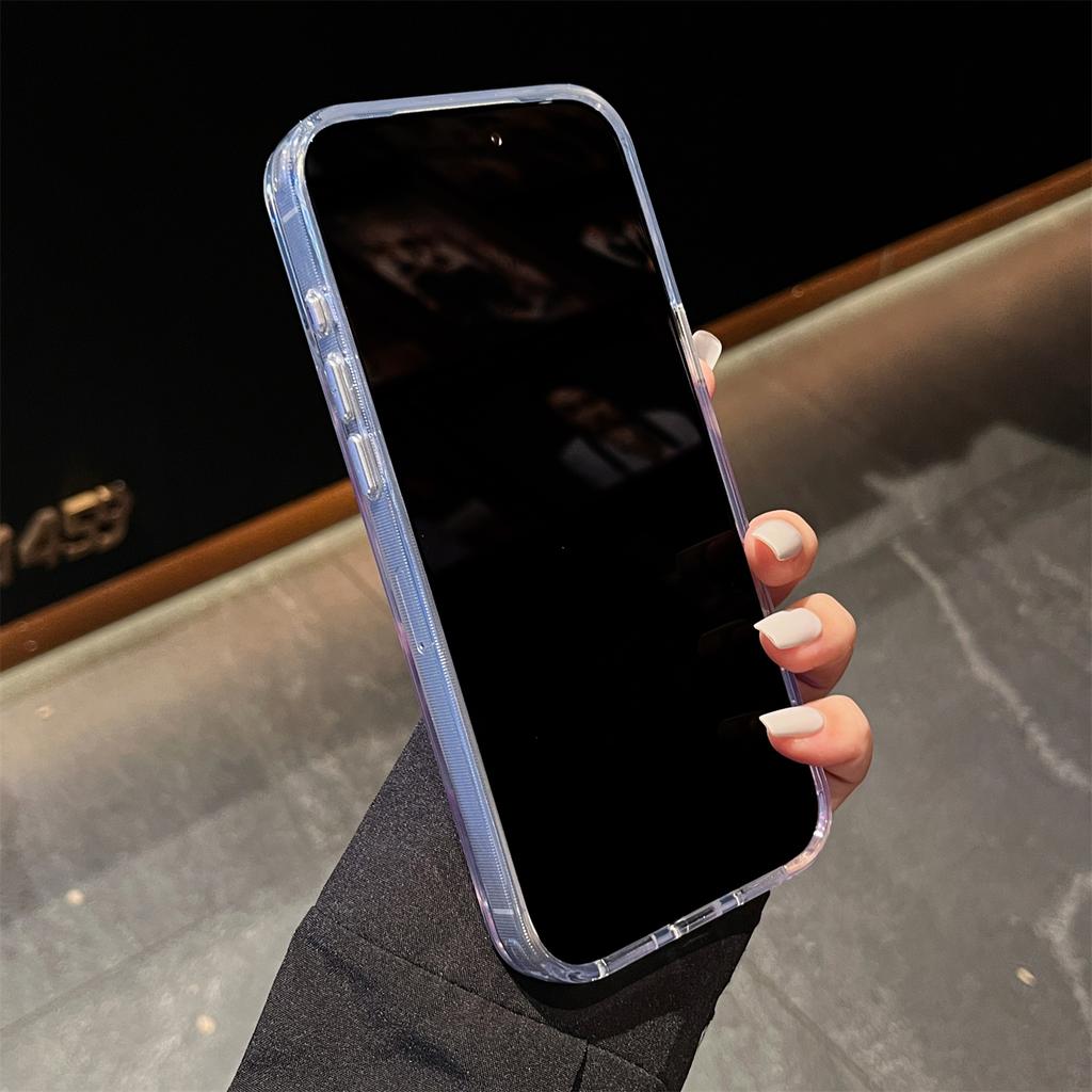 For iPhone 17 Pro Max Case High Transparency PC + TPU Phone Cover