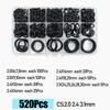 CS1.0-4.0mm Rubber O Ring High Quality Sealing Washer Balck NBR O-ring Plumbing Gasket Car Air Condition Oil Resistant Oring Kit