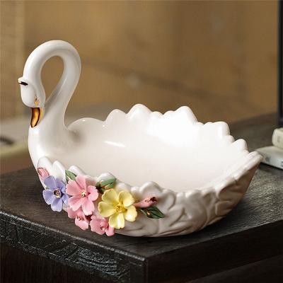 Elegante Keramik-Schwanen-Obstschale & Schwanen-Aschenbecher Stilvolle Heimdekoration Perfekte Geschenkidee Leicht zu reinigen Trendige Küchenaccessoires